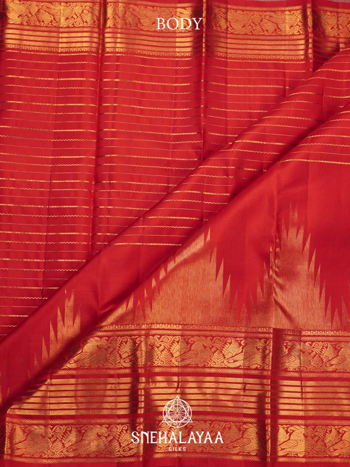 Red Kanjivaram Silk Saree