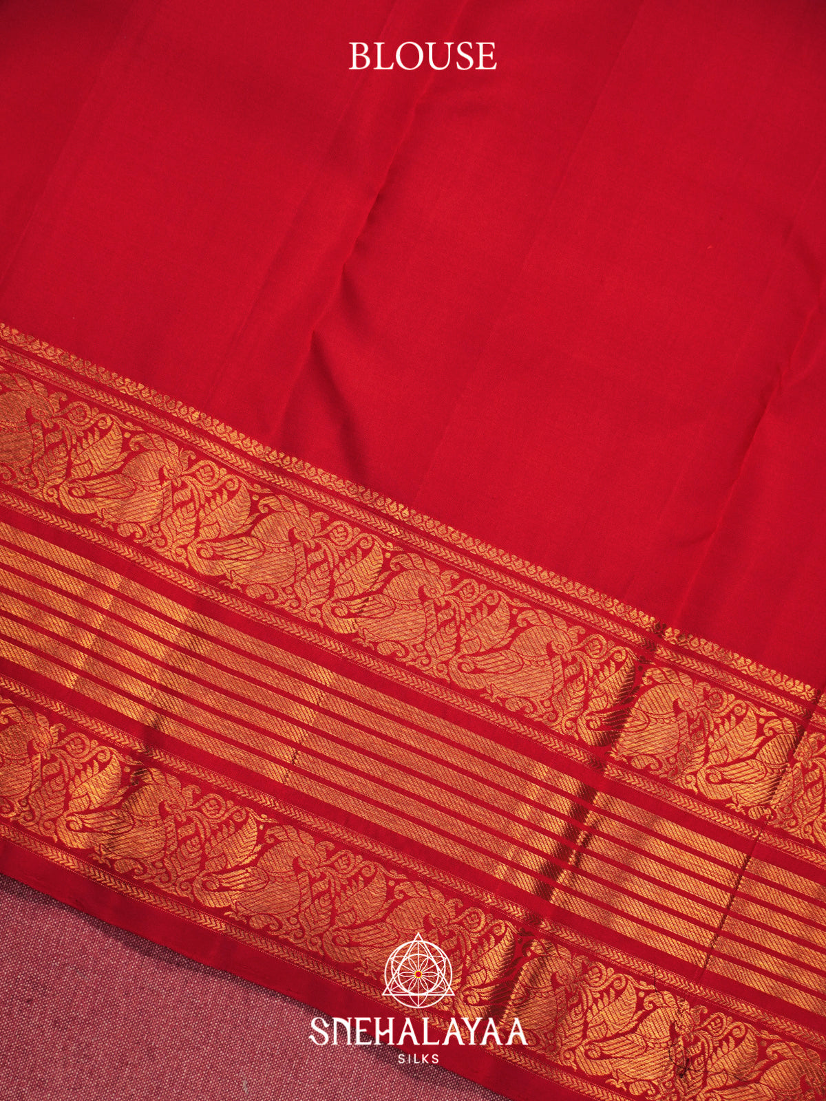 Red Kanjivaram Silk Saree