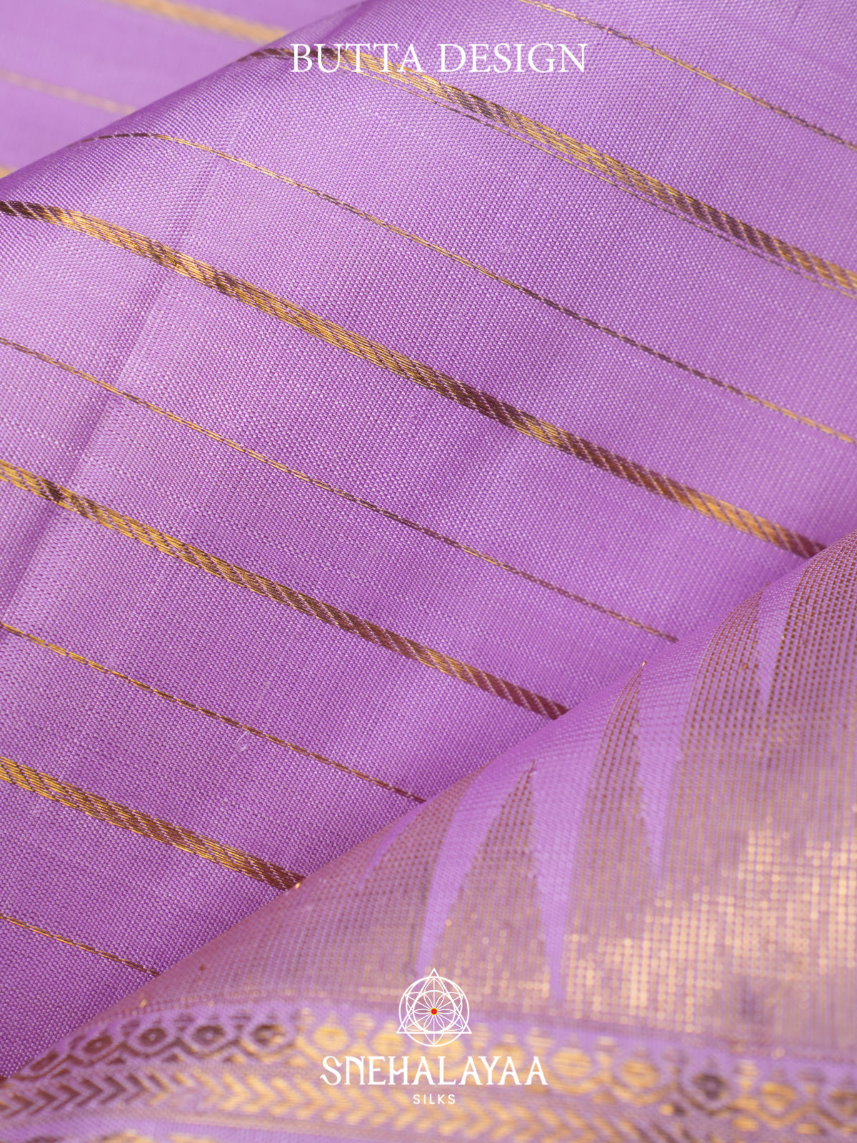 lavender Kanjivaram Silk Saree