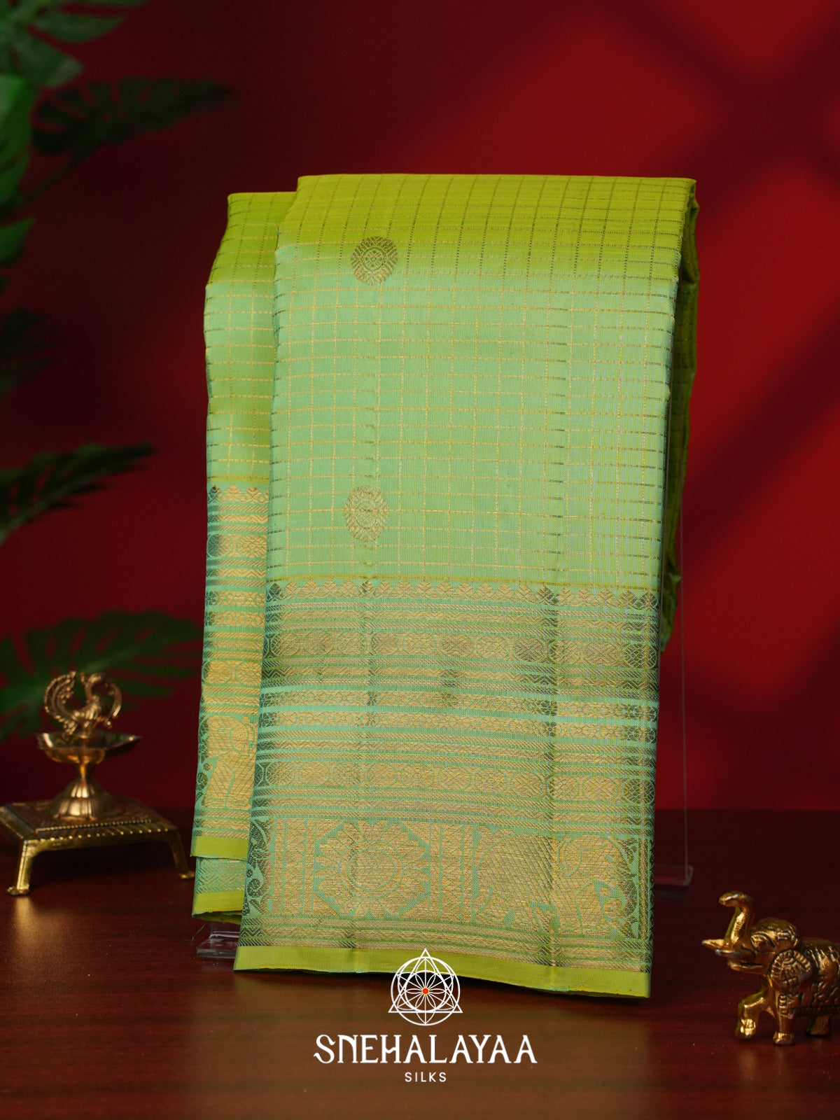 Green Kanjivaram Silk Saree