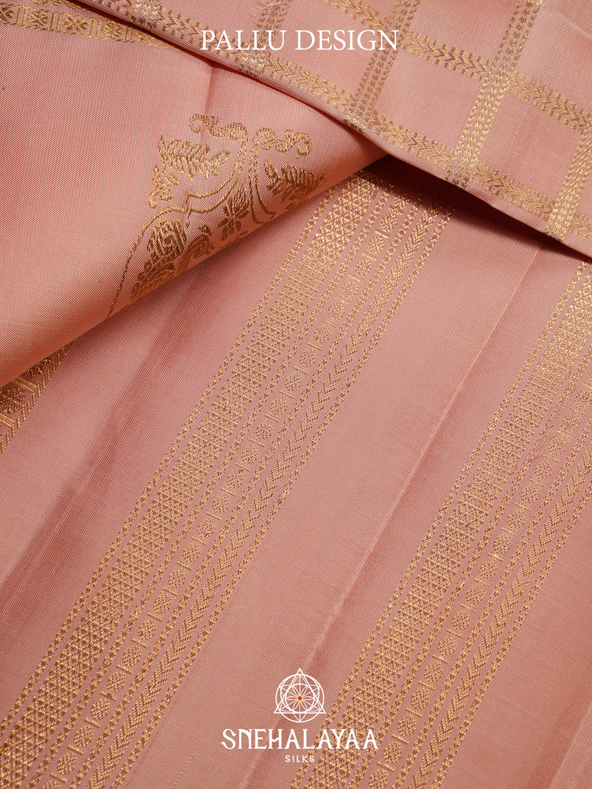 Mauve Pink Kanjivaram Silk Saree