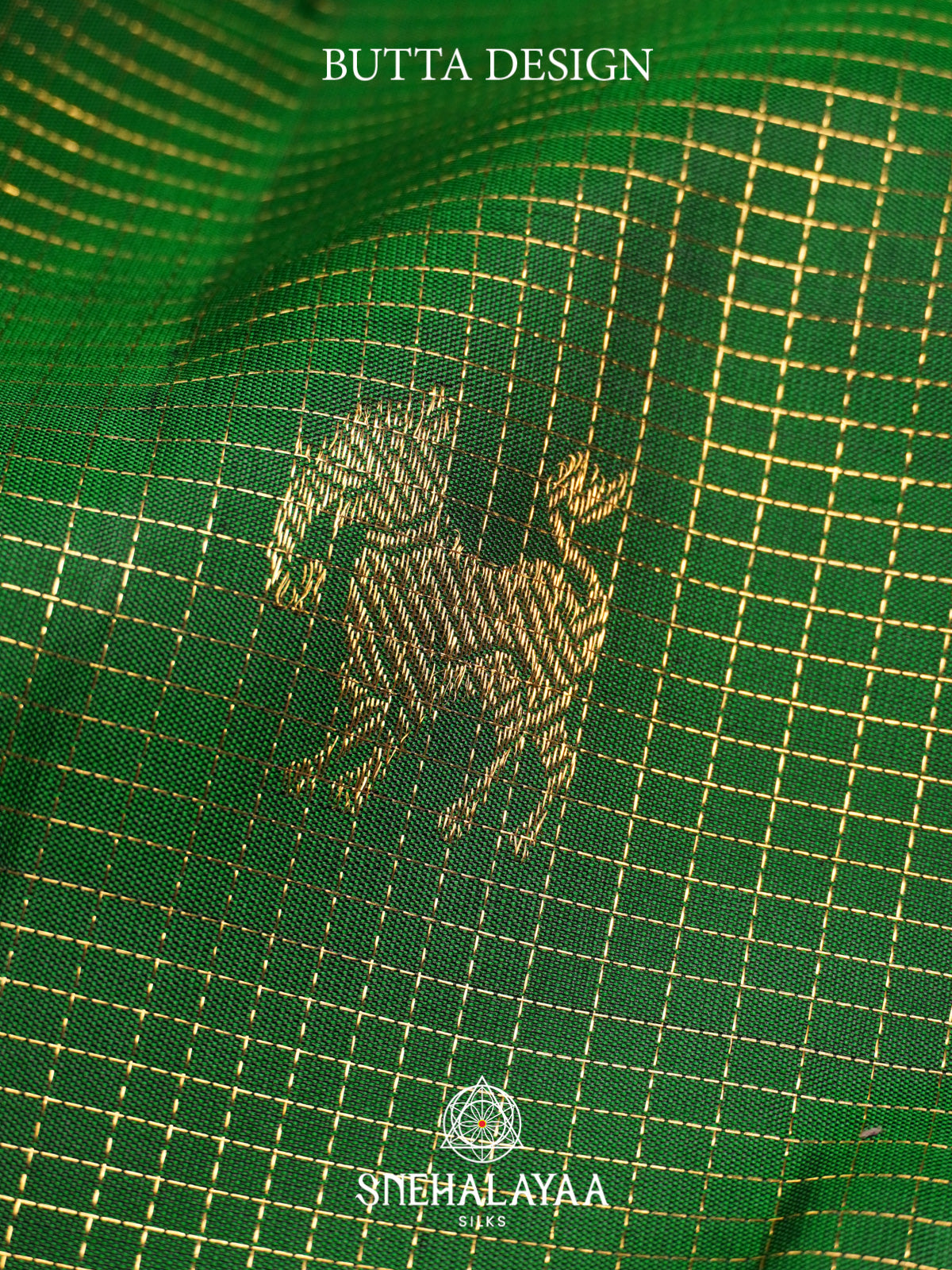 Emerald Green Kanjivaram Silk Saree