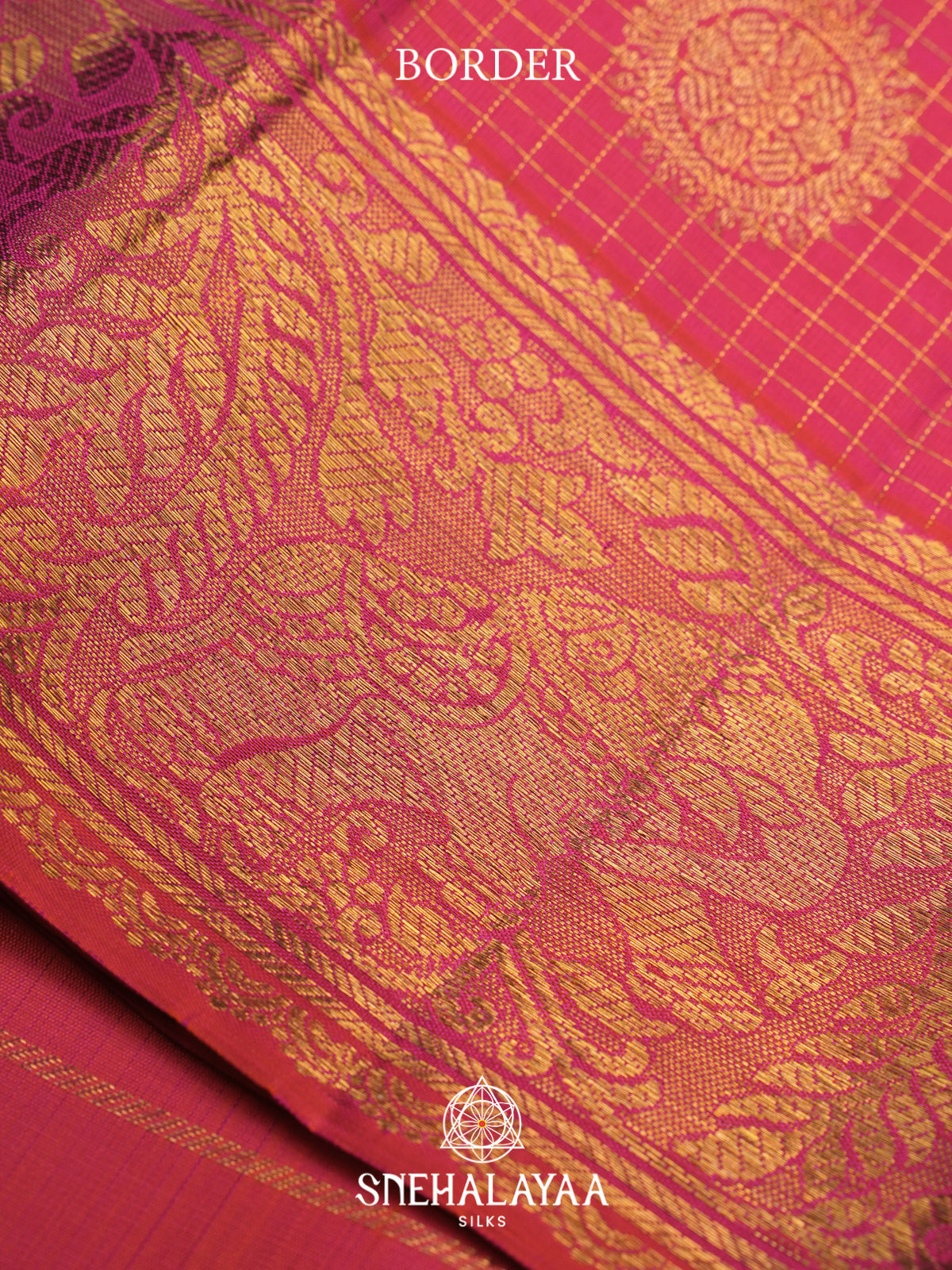 Pink Kanjivaram Silk Saree