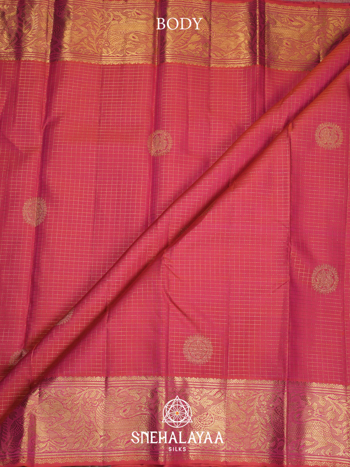 Pink Kanjivaram Silk Saree