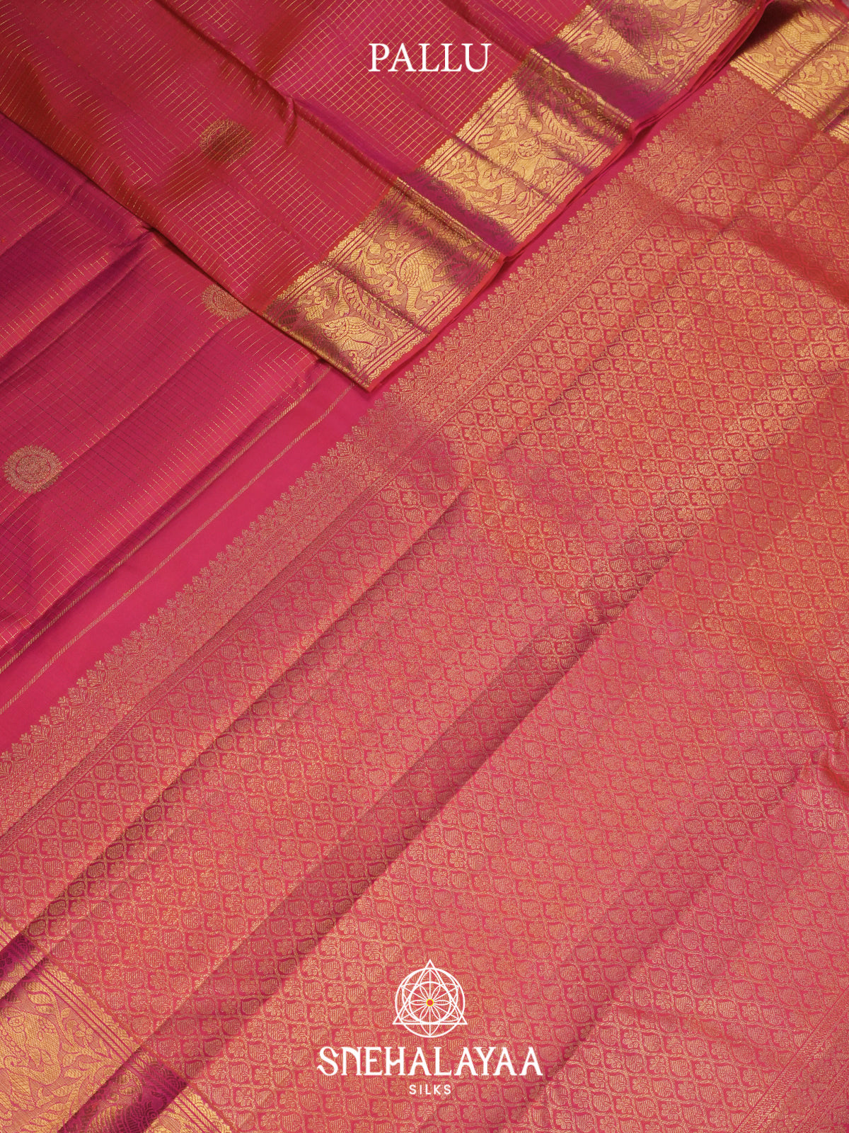 Pink Kanjivaram Silk Saree