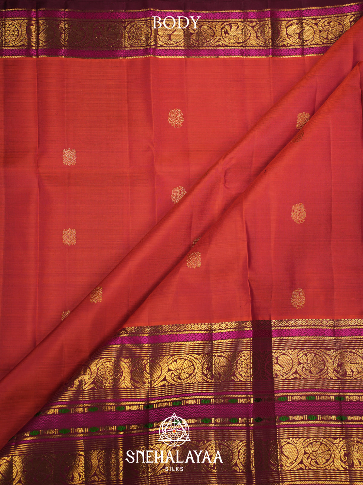Red Kanjivaram Silk Saree