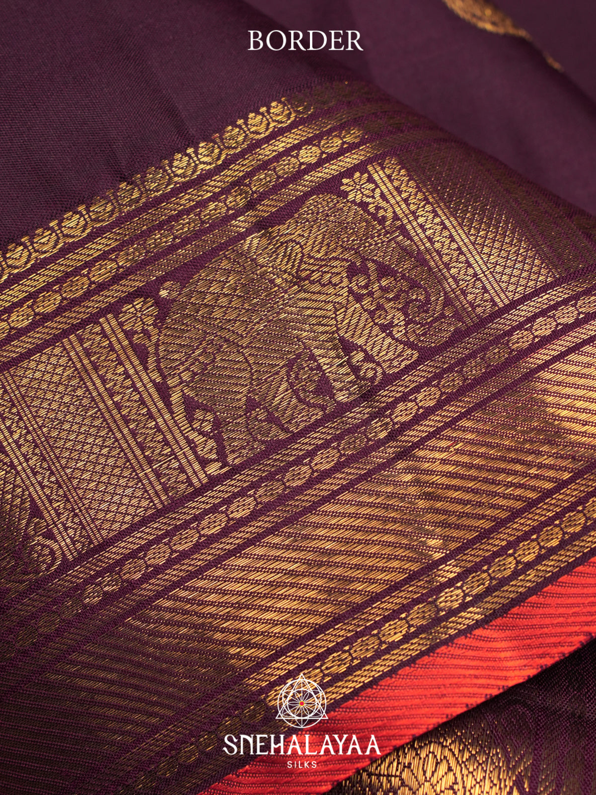 Coffee Brown Kanjivaram Silk Saree