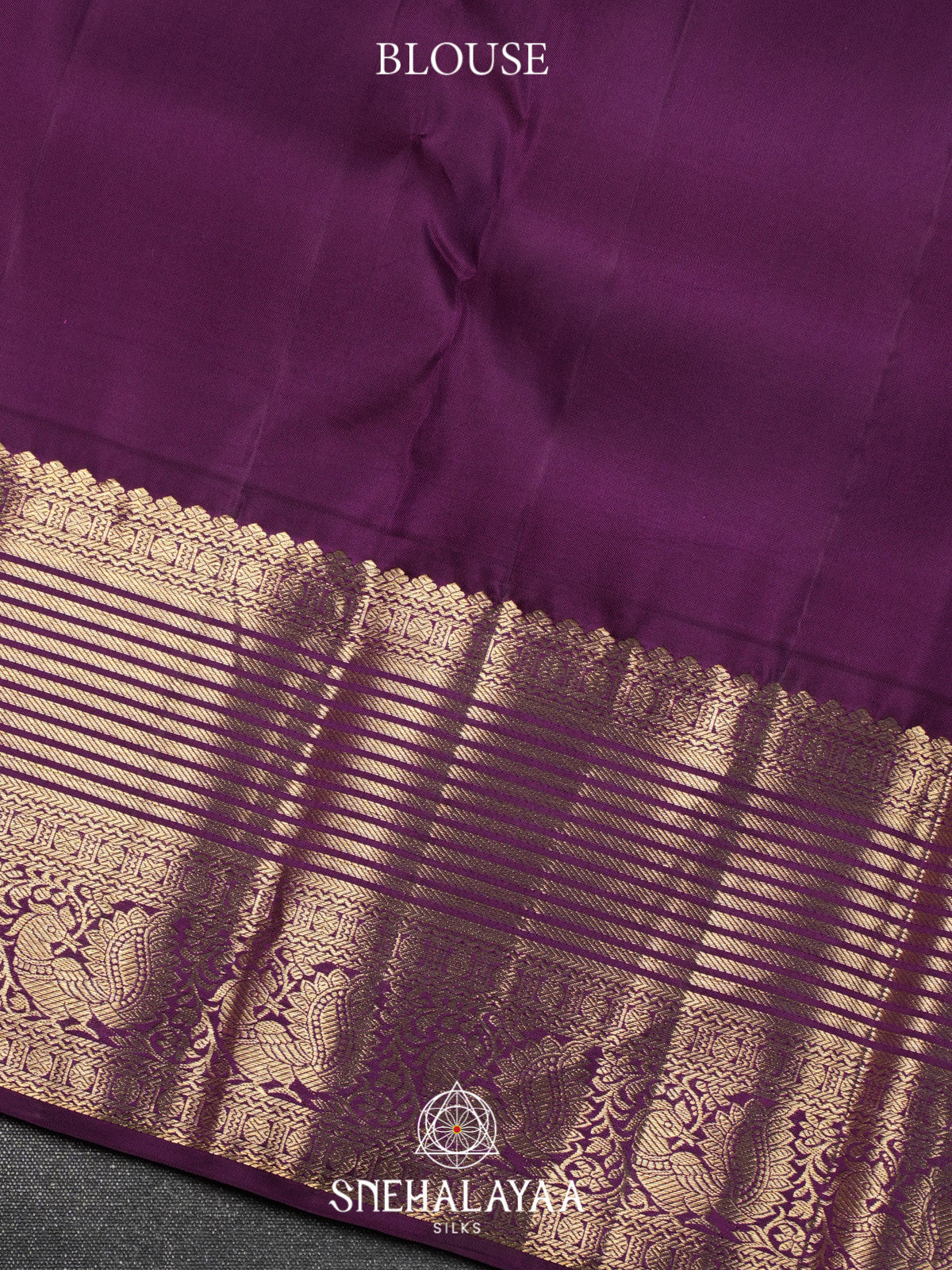 Lilac Kanjivaram Silk Saree