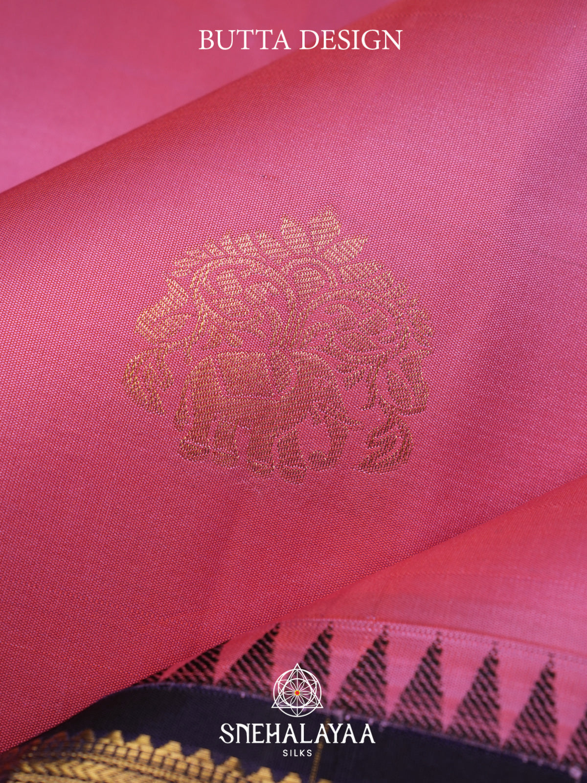 Pink Kanjivaram Silk Saree