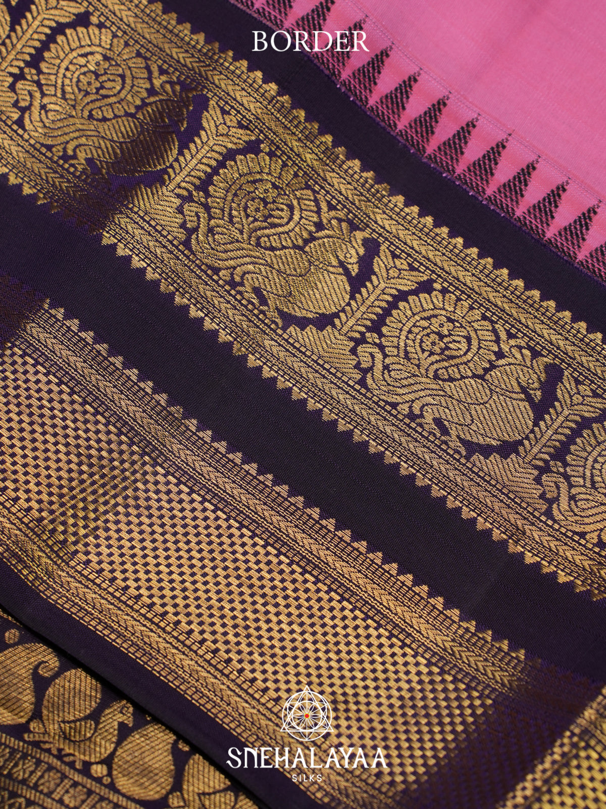Pink Kanjivaram Silk Saree