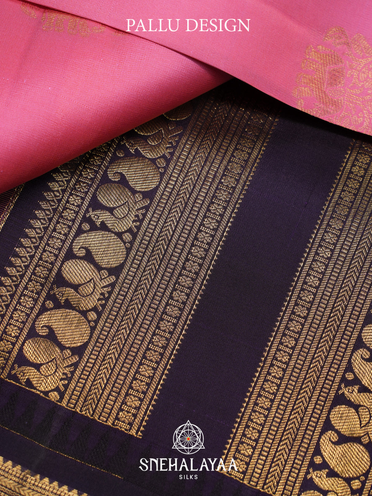 Pink Kanjivaram Silk Saree