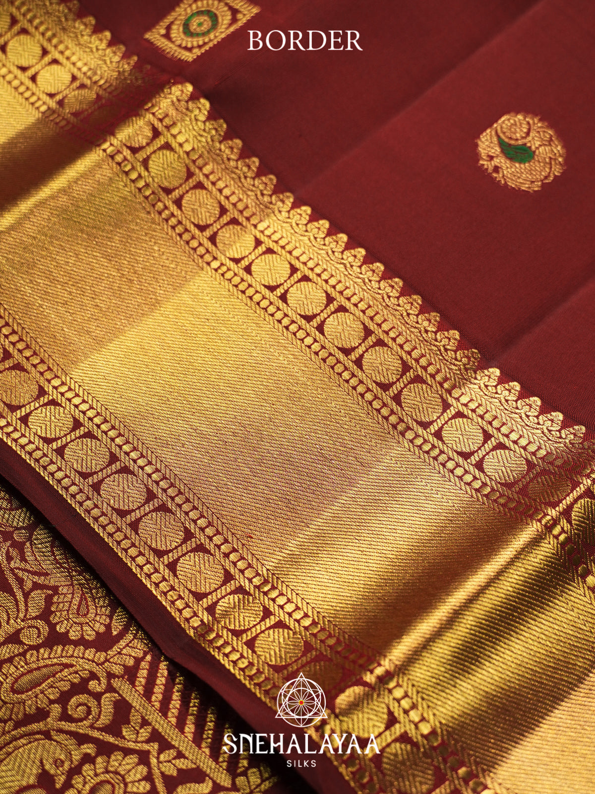 Mustard Yellow Kanjivaram Silk Saree