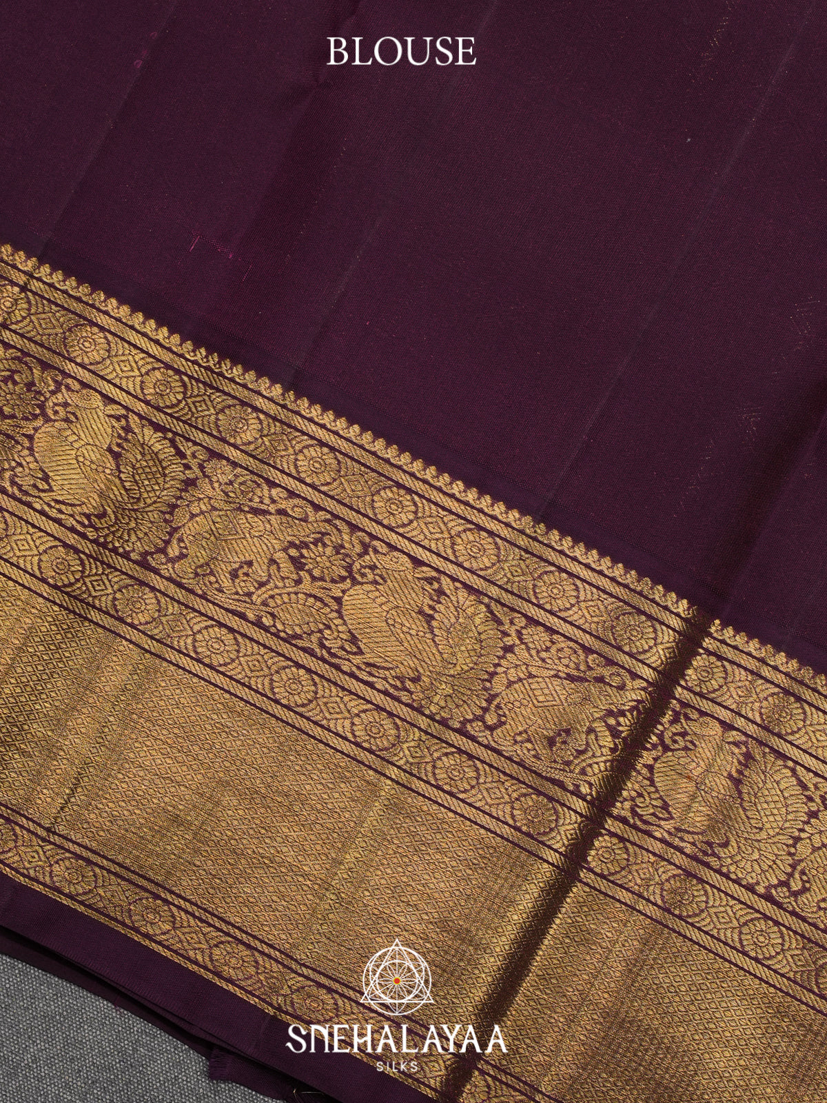 Cream Kanjivaram Silk Saree