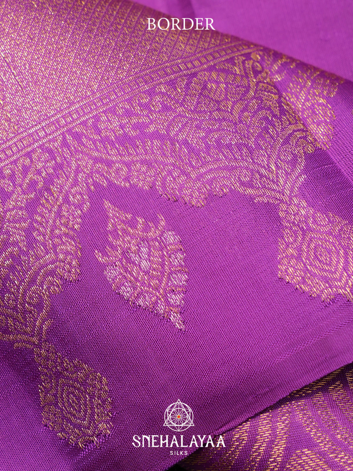 Lilac Kanjivaram Silk Saree
