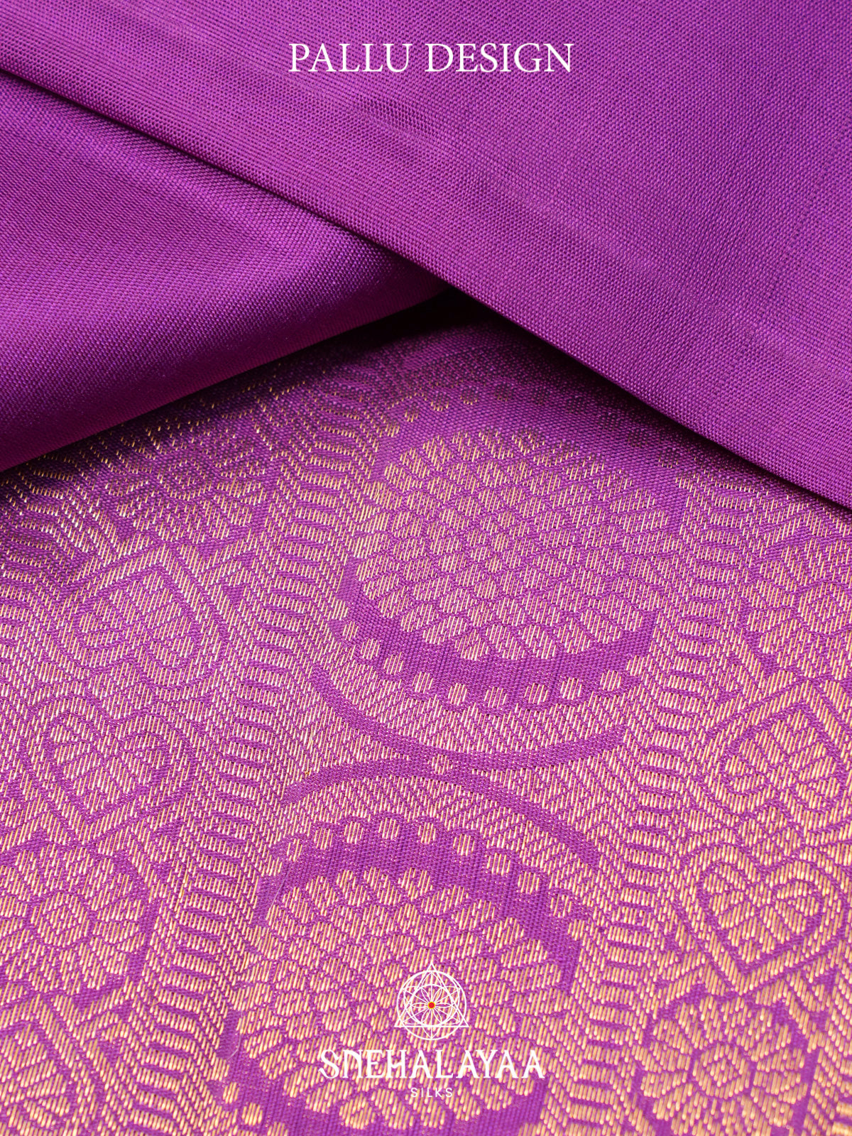 Lilac Kanjivaram Silk Saree
