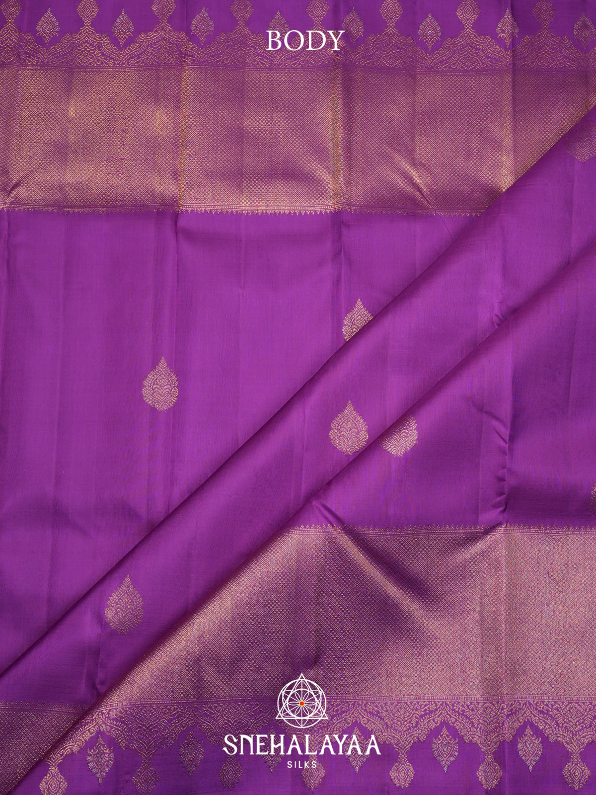 Lilac Kanjivaram Silk Saree