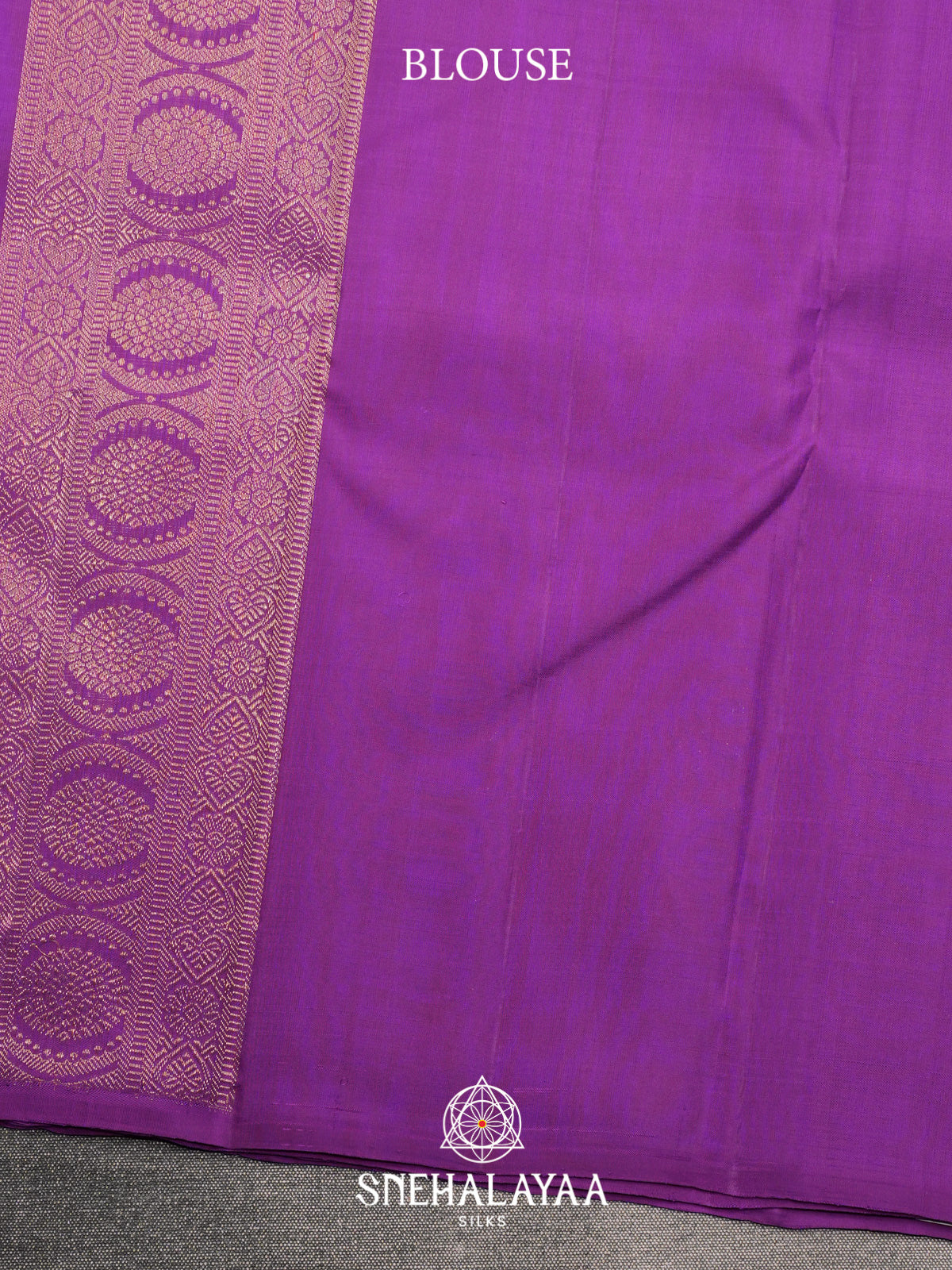 Lilac Kanjivaram Silk Saree