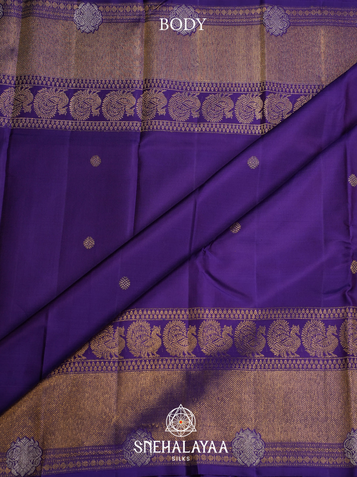 Purple Kanjivaram Silk Saree