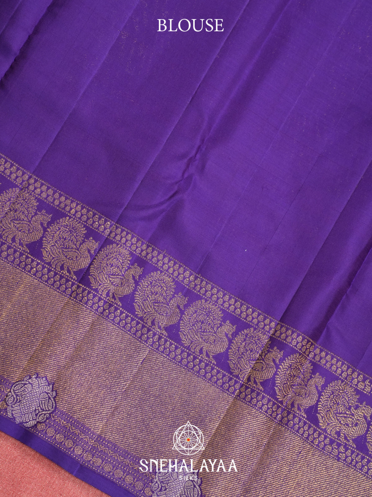 Purple Kanjivaram Silk Saree