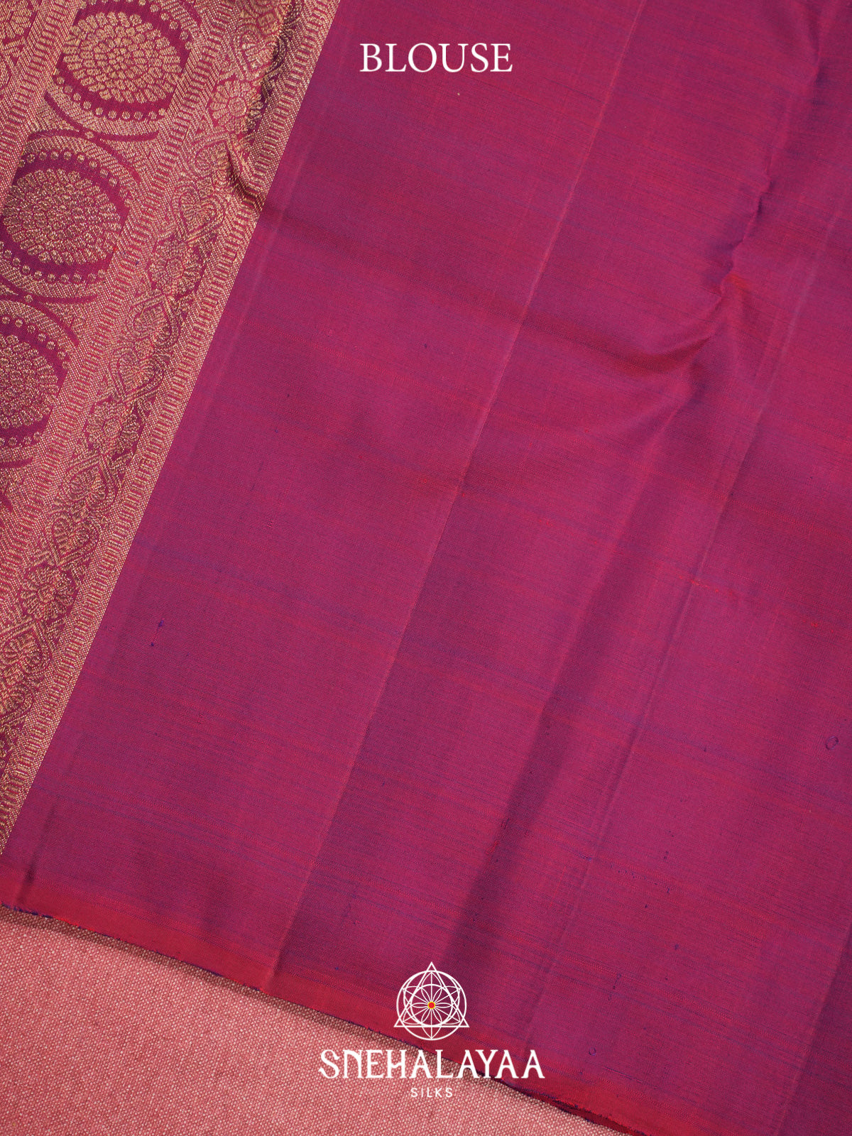 Magenta Kanjivaram Silk Saree