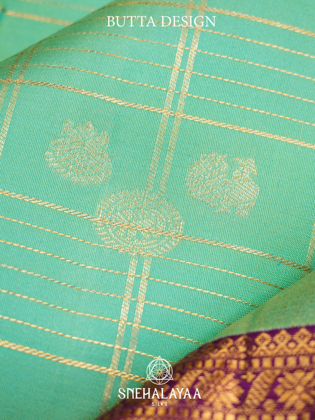 Mint Green Kanjivaram Silk Saree
