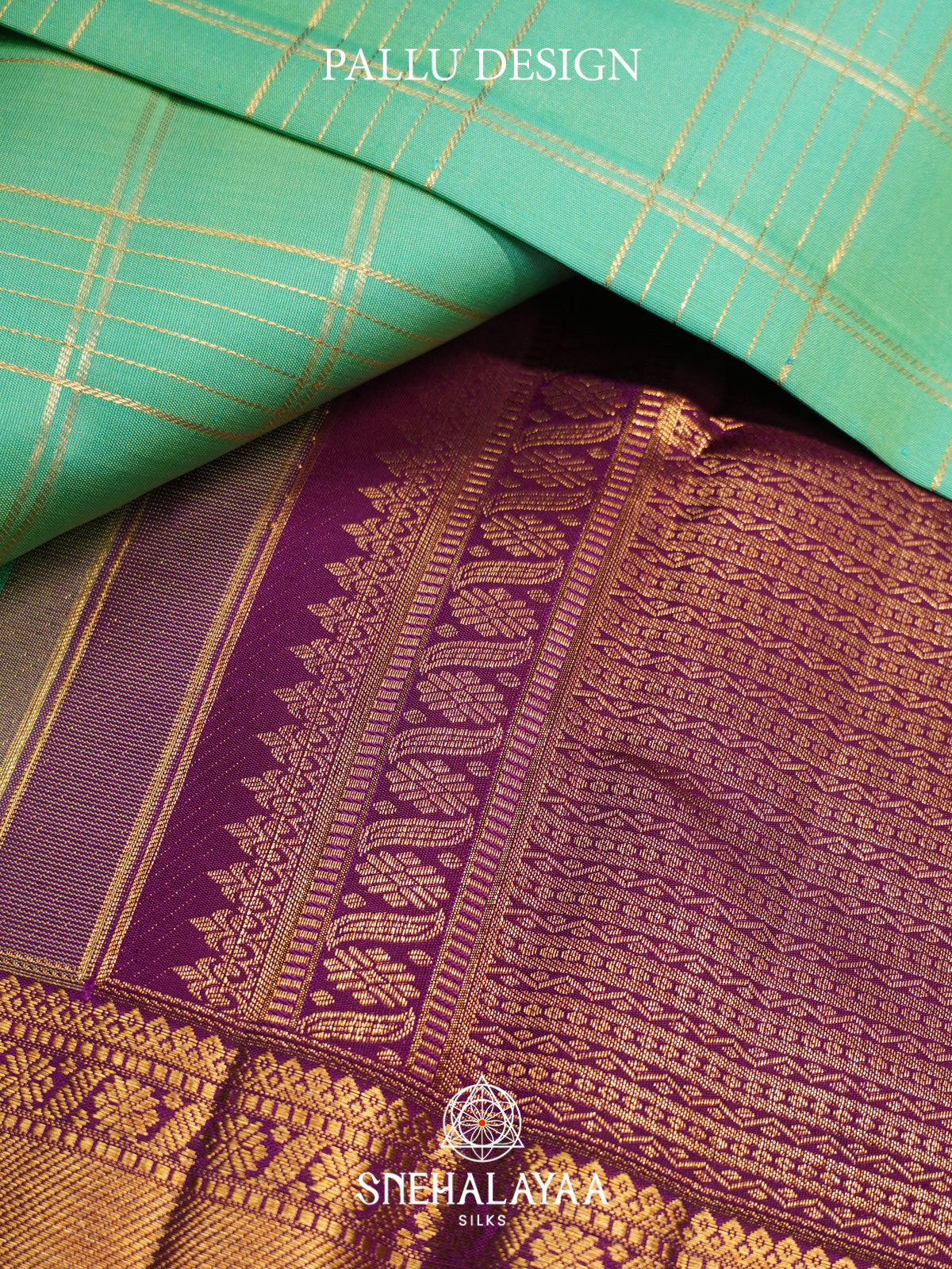Mint Green Kanjivaram Silk Saree
