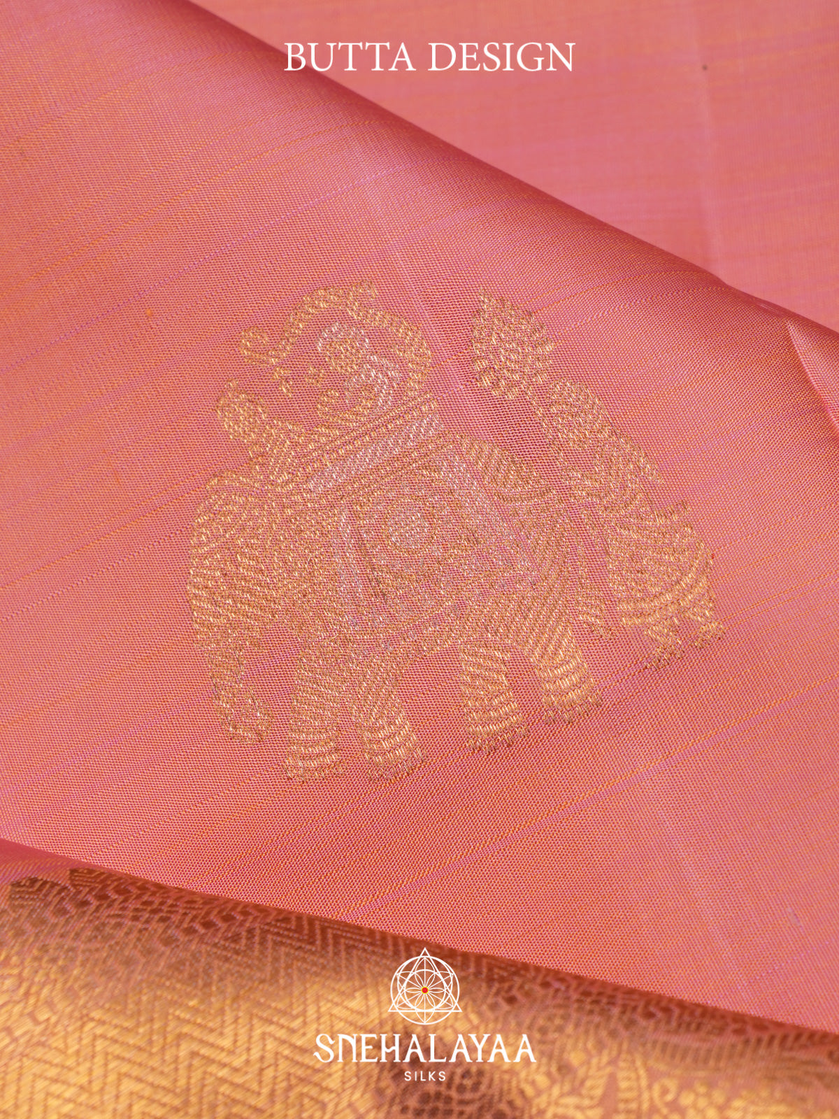 Mauve Pink Kanjivaram Silk Saree