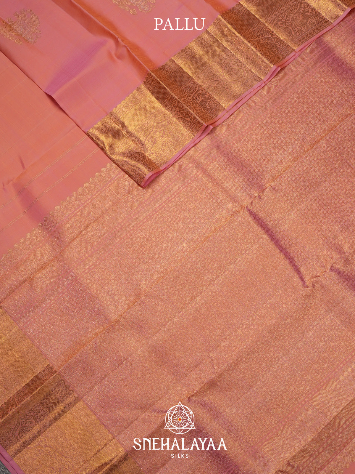 Mauve Pink Kanjivaram Silk Saree