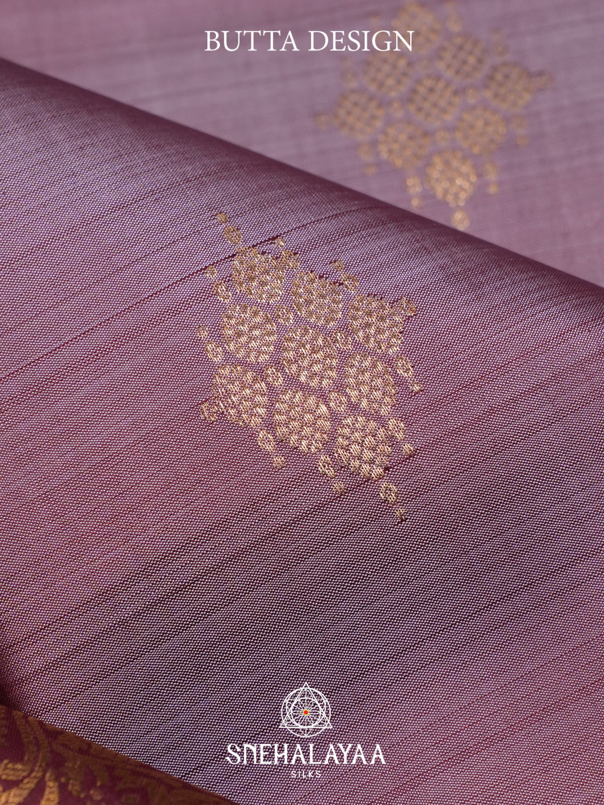 Pale Purple Kanjivaram Silk Saree