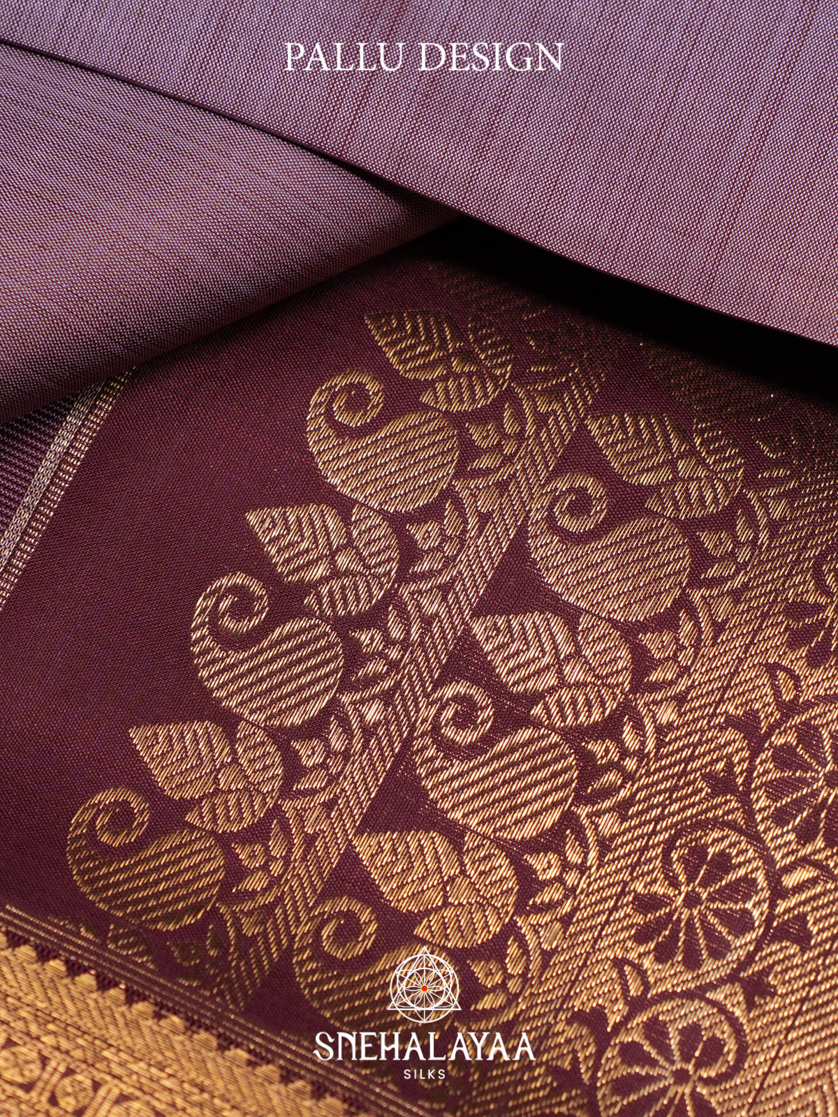 Pale Purple Kanjivaram Silk Saree