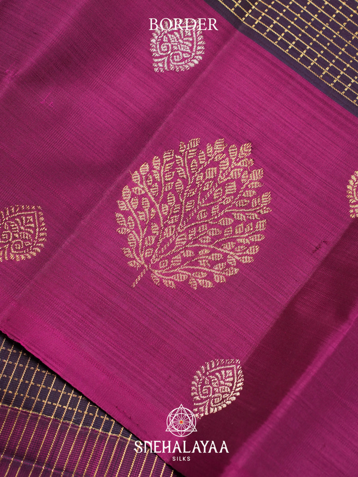Black Kanjivaram Silk Saree
