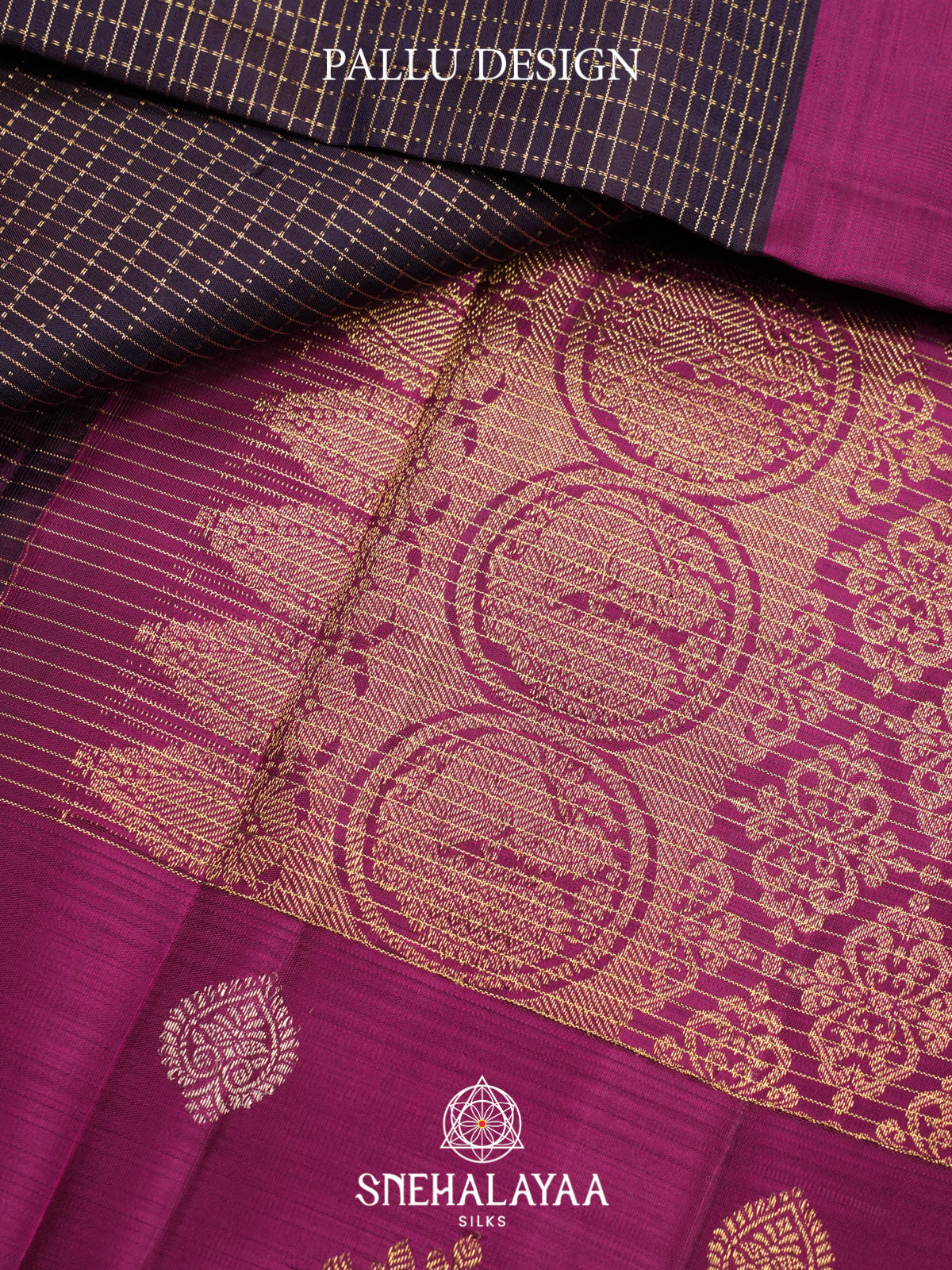 Black Kanjivaram Silk Saree