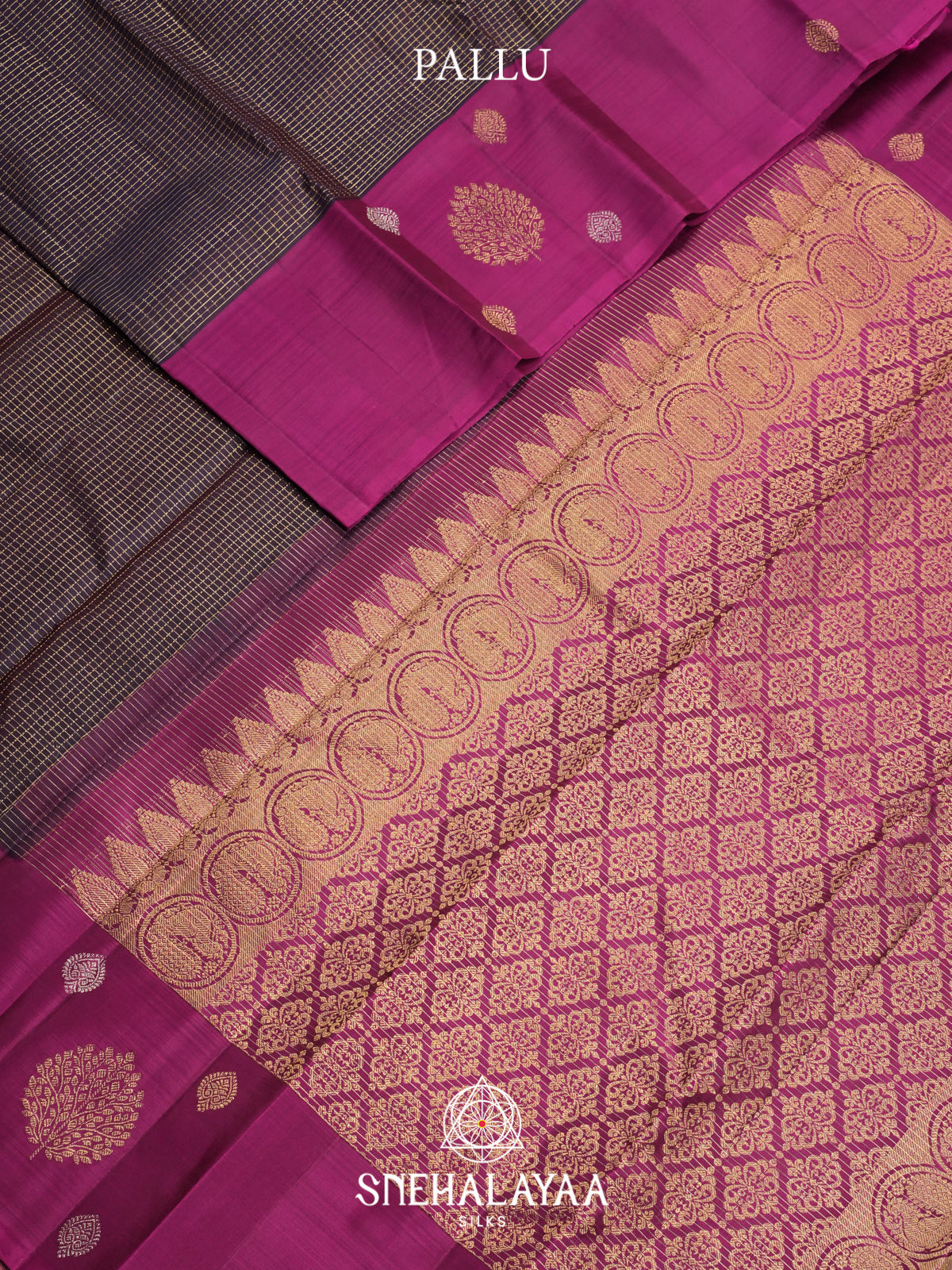Black Kanjivaram Silk Saree