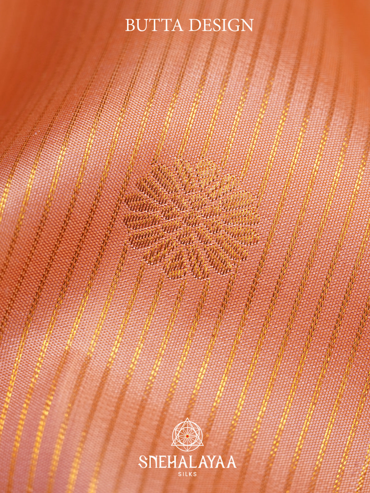 Peach Kanjivaram Silk Saree