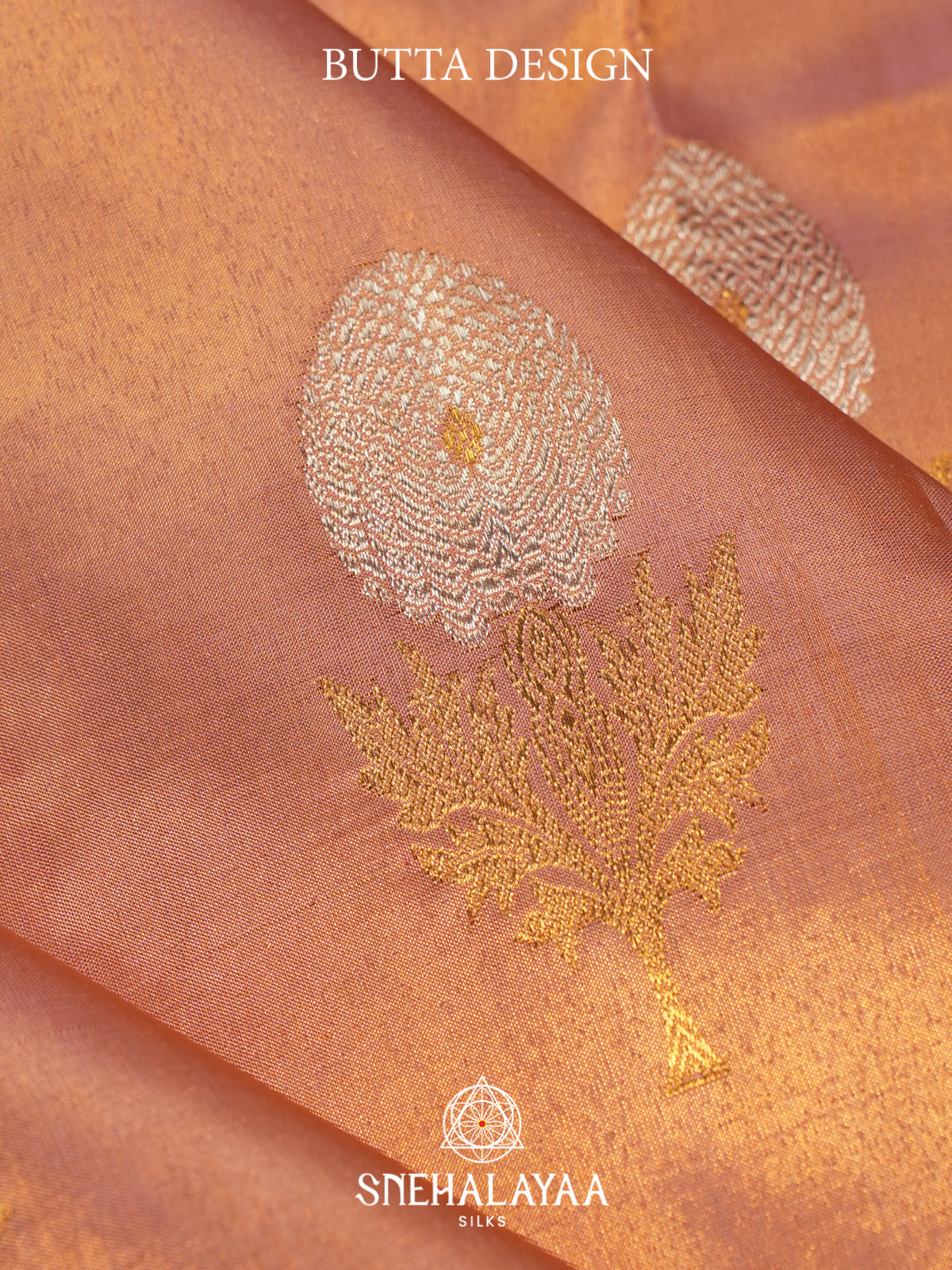Gold Kanjivaram Silk Saree