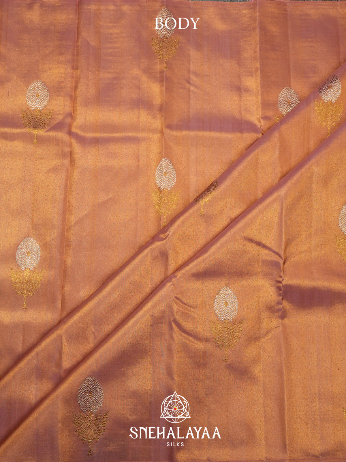 Gold Kanjivaram Silk Saree