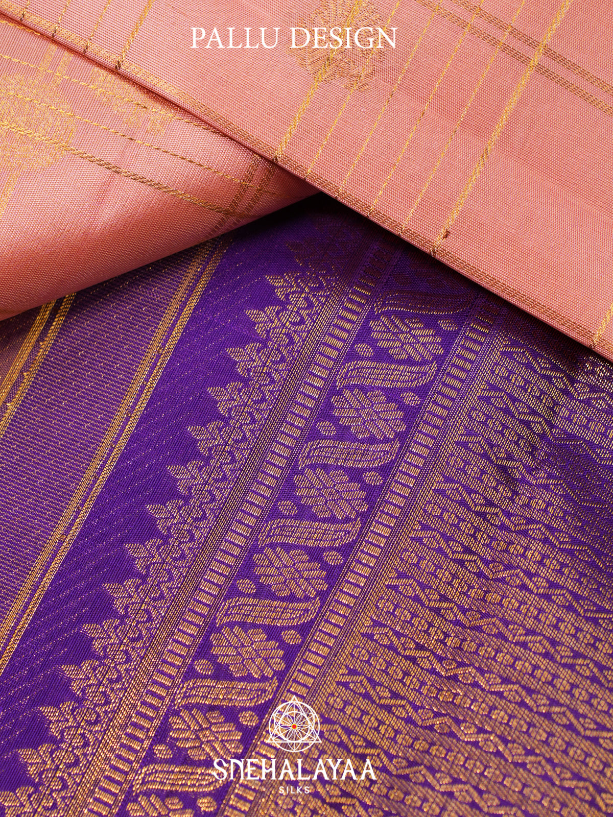 Pale Pink Kanjivaram Silk Saree