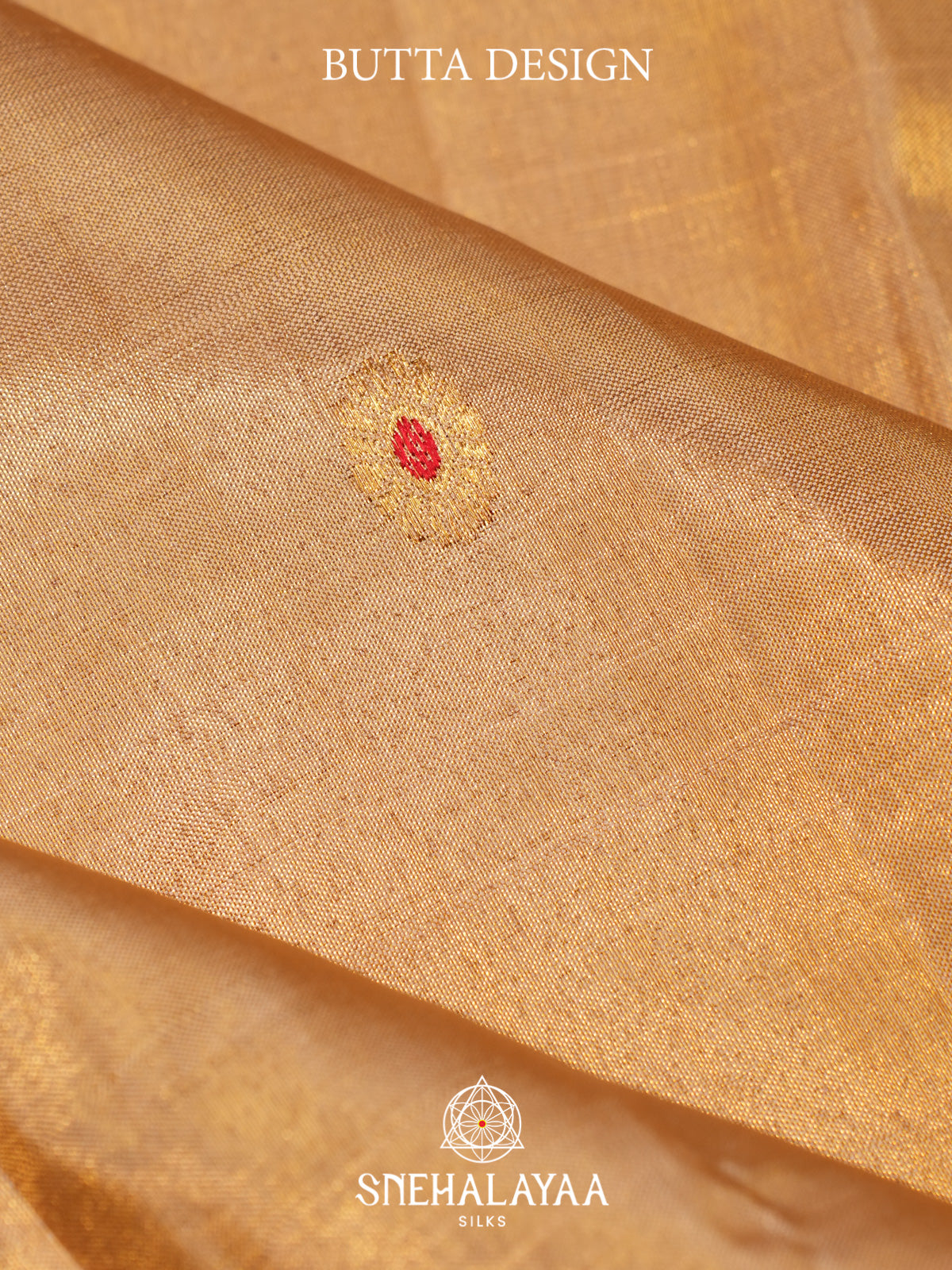 Golden Kanjivaram Silk Saree