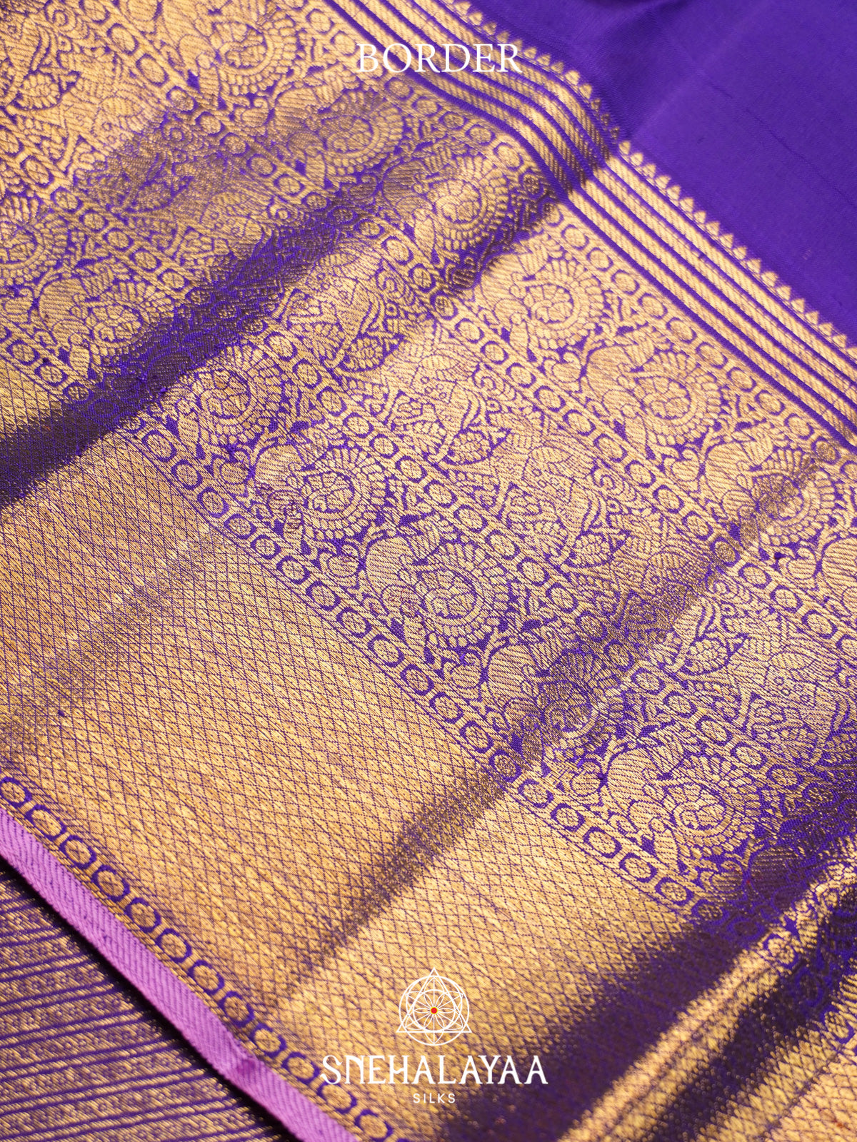 Purple Kanjivaram Silk Saree