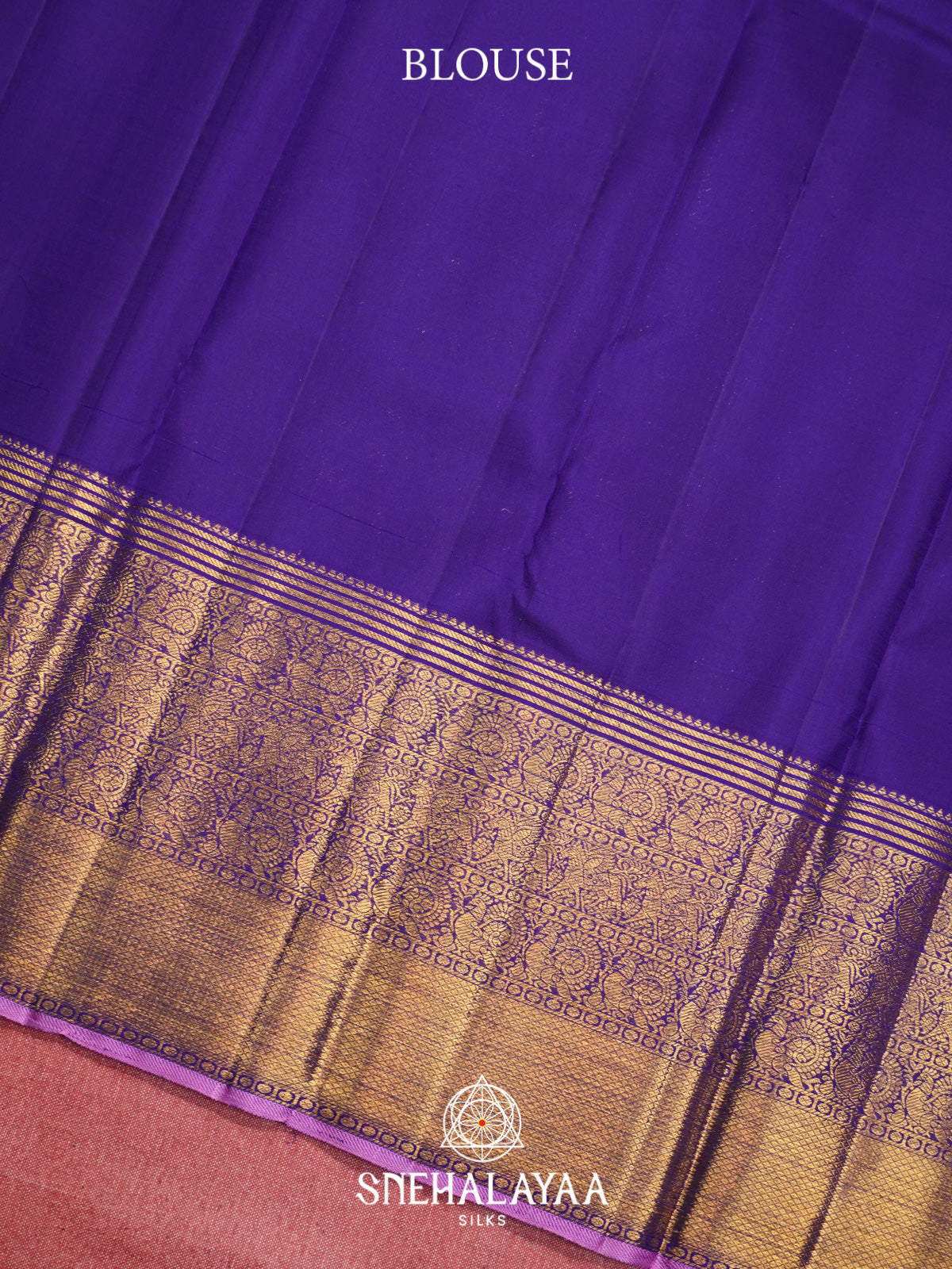 Purple Kanjivaram Silk Saree