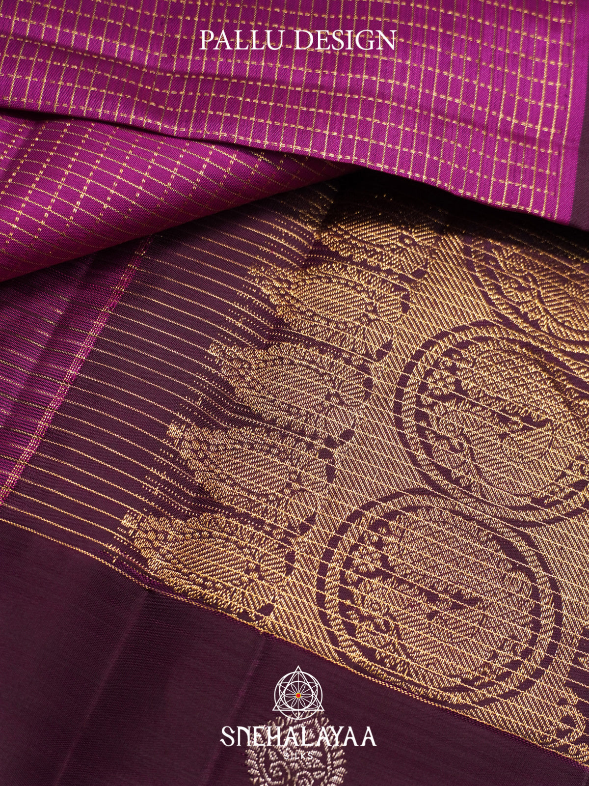 Magenta Kanjivaram Silk Saree