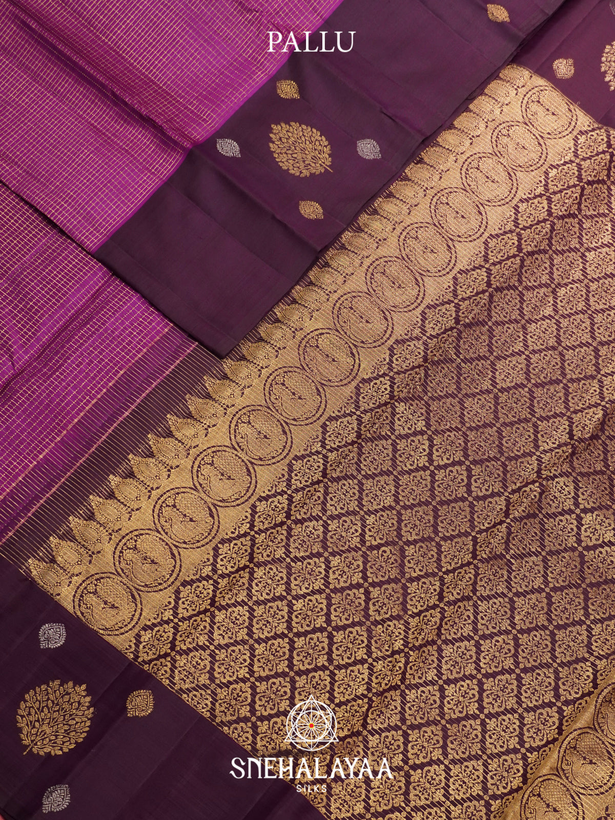 Magenta Kanjivaram Silk Saree