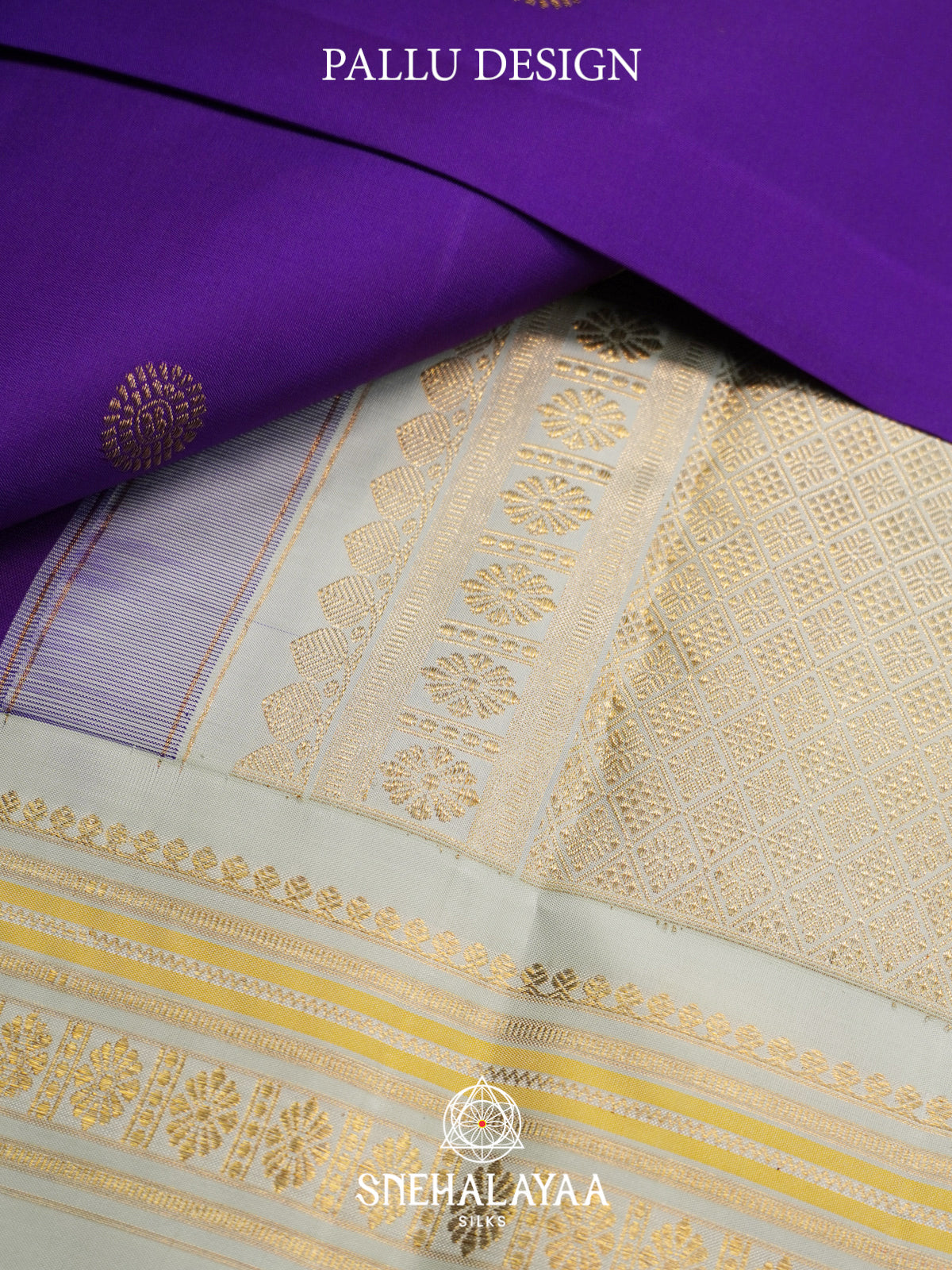 Purple Kanjivaram Silk Saree