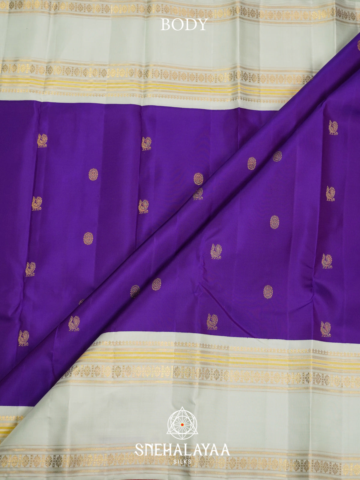Purple Kanjivaram Silk Saree