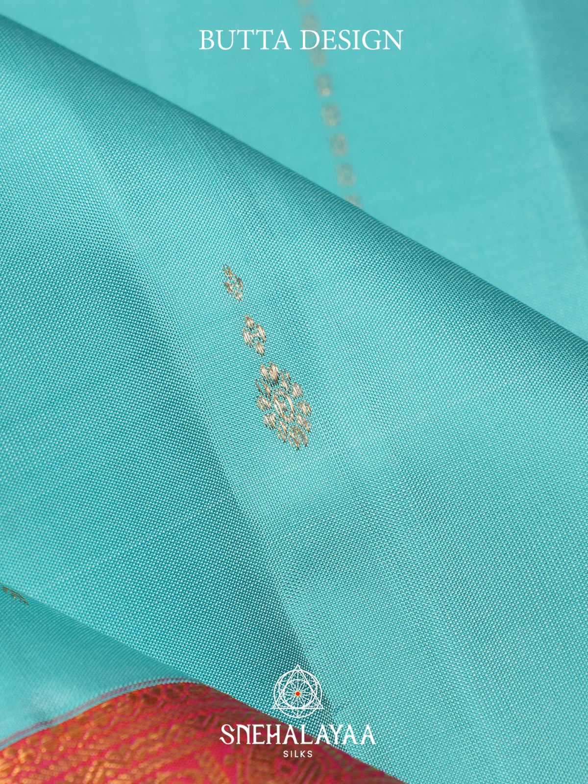 Ice Blue Kanjivaram Silk Saree