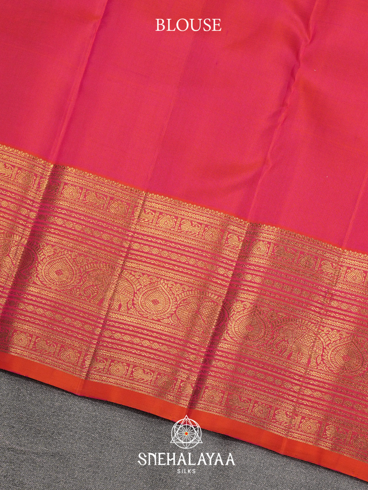 Ice Blue Kanjivaram Silk Saree