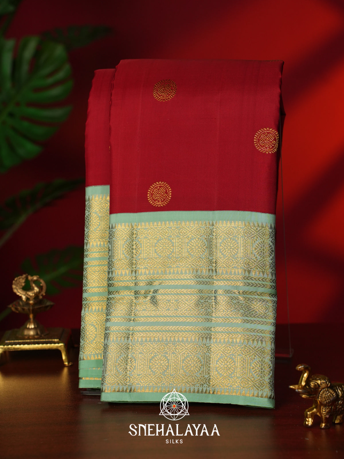 Red Kanjivaram Silk Saree