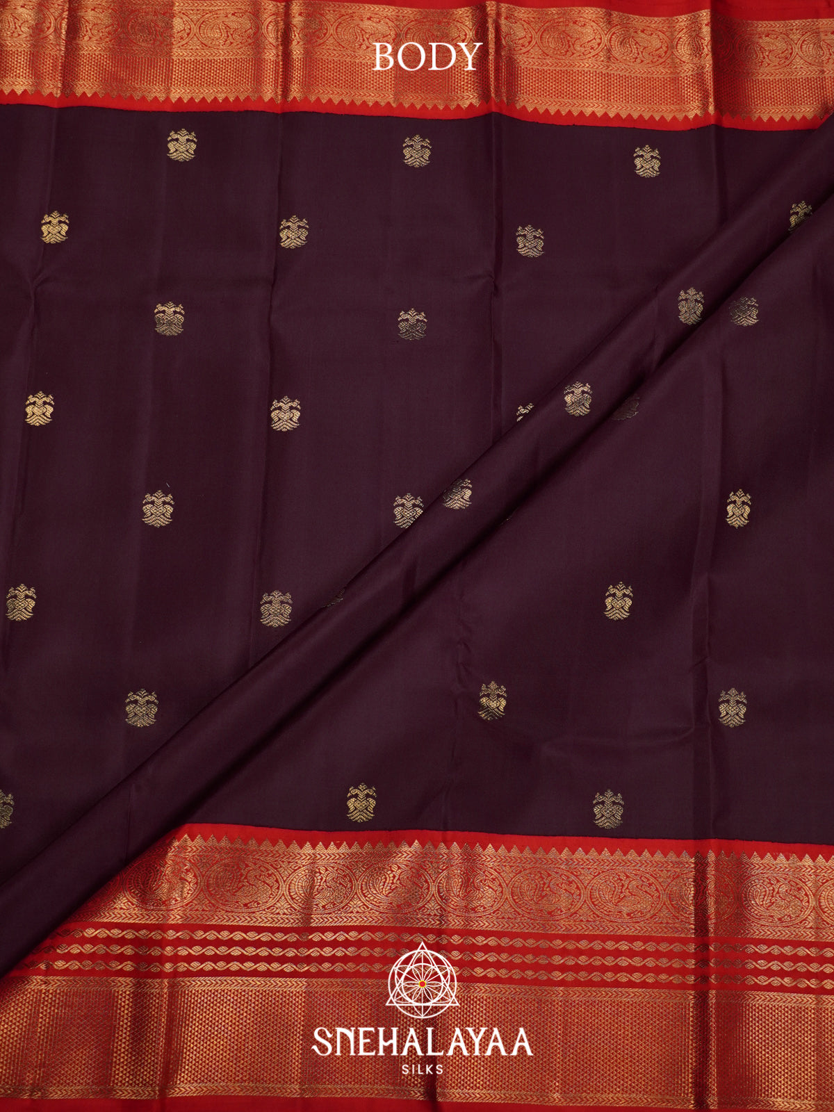 Maroon Kanjivaram Silk Saree