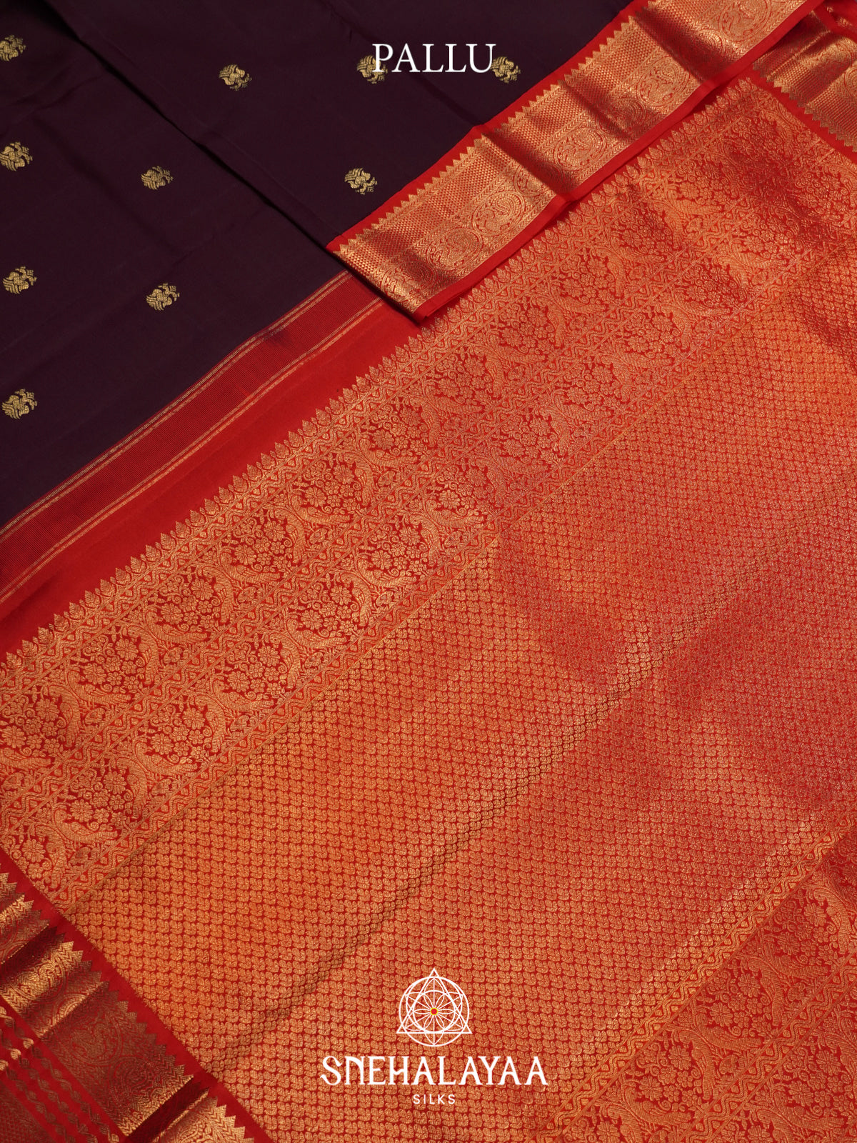 Maroon Kanjivaram Silk Saree