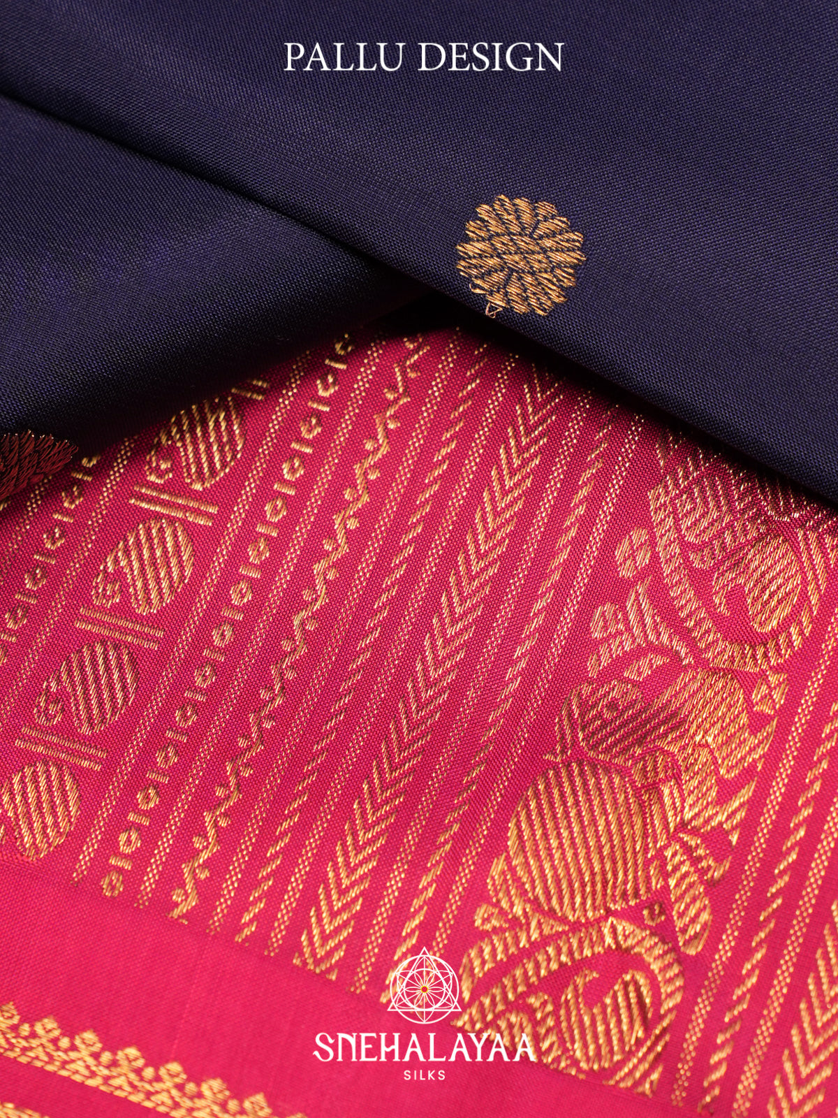 Purple Kanjivaram Silk Saree